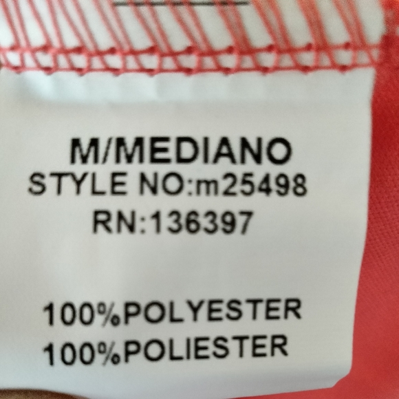 Coral maxi dress with open back and lace detail - Picture 8 of 14